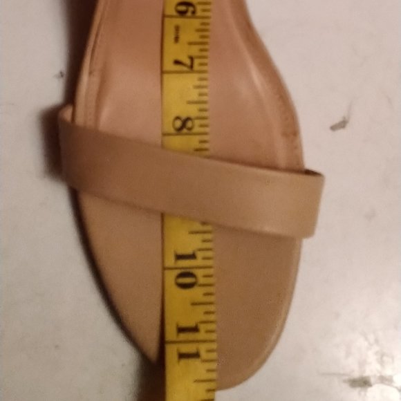 Abound Tan Open Toe Ankle Strap High Heels Size 13m - Picture 4 of 6